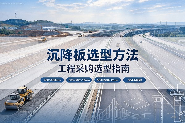 旌阳沉降板选择方法