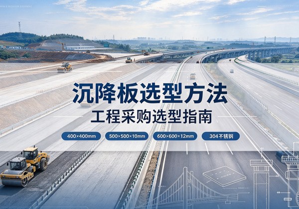 旌阳沉降板选择方法